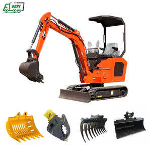 Miniexcavadora China ELORRY EL10 de 1 Tonelada, Miniexcavadora de Orugas con Certificación CE - Product Image 2