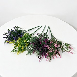 Bouquet de lavande artificielle Paulon, 34 cm de haut, 18 cm de large, en plastique, pour mariage, décoration de la maison, accessoires de photographie - Product Image 2