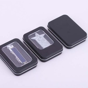 87*60*18 mét tùy biến rỗng bản lề Thuốc lá/thẻ bao bì kim loại hộp thiếc với rõ ràng <span class=keywords><strong>PVC</strong></span> cửa sổ - Product Image 4