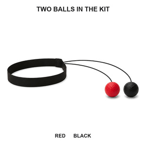 Boxen-Reflexball mit Elastikseil und Weichem Stirnband für Heimtraining Outdoor-Geschenk Kundenspezifisches OEM - Product Image 4