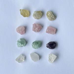 Không thường xuyên tự nhiên thô thô chữa bệnh tinh thể thạch anh ngọc bích đá - Product Image 1