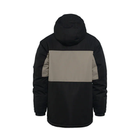 Veste de ski pour homme, coupe-vent, personnalisable, pour station de ski, veste matelassée pour snowboard, mélange de couleurs, thermique, double anorak pour snowboard et ski