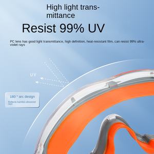 Lunettes de cyclisme anti-buée Anti-vent éclaboussures de sable Anti-poussière Impact plastique Protection industrielle Protection du travail Protection des yeux - Product Image 3