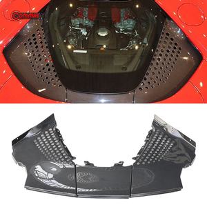 Best Price Dry Carbon Fiber OEM Style Car Auto Parts Car Engine Cooling Mesh for Ferrari SF90 - Product Image 1