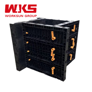 Coffrage en plastique ABS de qualité ingénierie, moule universel pour béton, gabarit de construction modulaire pour murs et colonnes - Product Image 2