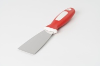 Spatule à enduire bimatière en acier inoxydable, outils de construction, outils de finition pour cloisons sèches, ensemble d'outils à main