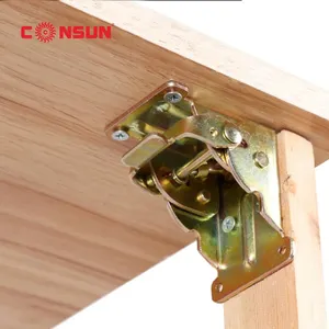 New Product Kitchen Cabinet Folding Table Chair Leg Bracket Hinge, High Quality Stamping Steel Sofa Bed Bracket Hinge