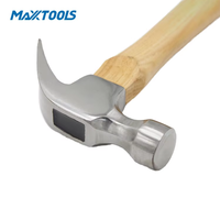 Marteau à griffes de type américain industriel en acier au carbone 45 forgé à froid avec manche en bois dur 4oz 8oz 12oz 16oz 20oz 24oz