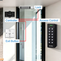 Lecteur de cartes IC à prix d'usine, capacité 1000, lecteur PIN, plastique ABS RFID 13,56 MHz pour contrôle d'accès aux portes