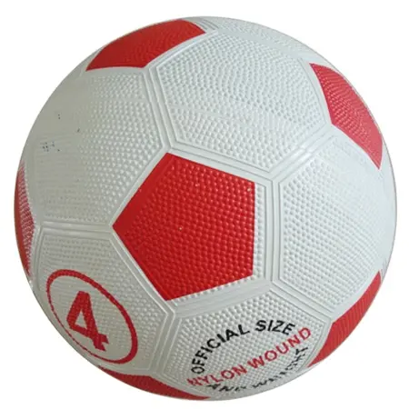 Bola De fútbol De goma personalizada, Bola De fútbol De alta calidad, tamaño 4, venta al por mayor