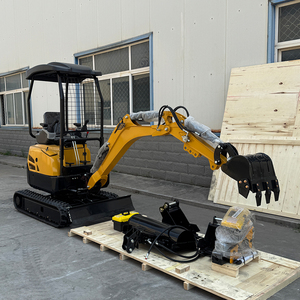 ENVÍO GRATUITO Mini Excavadora con Motor EPA/EURO 5 de 1.2, 1.6, 1.8 y 2.5 Toneladas, Mini Excavadora de Jardín de 1 Tonelada, Mini Excavadoras de China - Product Image 1