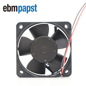 Ventilateur axial de refroidissement compact à haut débit ebmpapst 612NHHR 12V DC 240mA 2.9W 60*60*25MM 6025 6cm 240mA 2 fils pour onduleur - Product Image 6