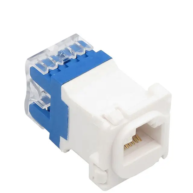 ऑस्ट्रेलिया AMP प्रकार Clipsal RJ45 180 डिग्री UTP CAT6 8P8C क्रोन मॉड्यूलर नेटवर्क keystone जैक