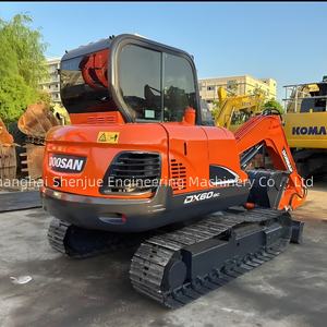 Excavadora de Ruedas Usada Doosan DX60W-9c, Excavadora Mini de 6 Toneladas para Casa y Granja, Doosan DX60W - Product Image 5