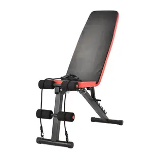 Exercise Trainer Multifunction Commercial Adjustable Workout Black Gym Weight Bench Leg Curl Weight Bench For All Body Exercise