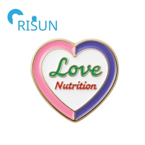 Broche de nutrición personalizado Pin graduados médicos Pin insignia joyería regalo Metal vegetal dietista esmalte Pin para nutricionista - Product Image 3
