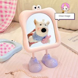 <span class=keywords><strong>Miroir</strong></span> de maquillage de beauté portable personnalisé en plastique pliable de grande taille avec motif de dessin animé <span class=keywords><strong>pour</strong></span> filles - Product Image 2