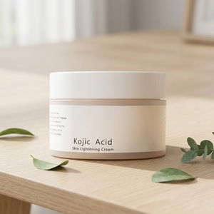 Crème éclaircissante pour le visage à l'acide kojique OEM ODM, soin quotidien du visage pour un teint uniforme, éclat naturel, crème de soin de la peau en vrac personnalisée - Product Image 2