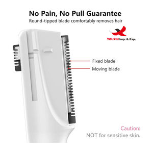 Depiladora Eléctrica FENGFLY de Bajo Precio para Cejas y Rostro, Mini Afeitadora Facial con Peine - Product Image 3