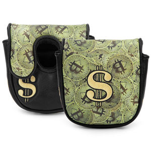 Housse de protection pour putter de golf en cuir PU durable de haute qualité avec aimant - Product Image 1