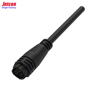 Connecteur d'alimentation étanche IP67 à <span class=keywords><strong>3</strong></span> broches, panneau M19, avec courant nominal de 15A, type DIN, connexion à vis, boîtier en nylon - Product Image 5