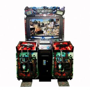 เครื่องเกมยิงปืนหยอดเหรียญ Creatfun Razing Storm Y202-2 หน้าจอ 55 นิ้ว โครงสร้างโลหะ+อะคริลิค+ไม้ สำหรับ 2 ผู้เล่น - Product Image 4