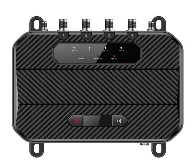 URA4 Chainway Fixed RFID Reader 4-Ports  Data Collector with Android OS Supports RS232, RJ45 for Access Control Stock Management
