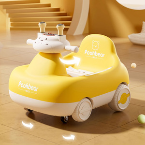 Coche eléctrico Poohbear Mini para niños pequeños de 2 a 4 años, juguete unisex con control remoto - Product Image 2