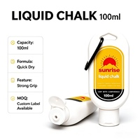 Personnalisation, tenue plus forte, antidérapant, 250 ml de carbonate de magnésium, respectueux de la peau, craie liquide pour la gym, pour les sports, l'escalade