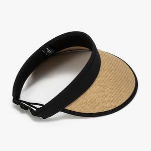 Sombrero de Sol Plegable de Paja Natural para Ciclismo al Aire Libre, Venta al por Mayor de Fábrica, Sombrero de Sol de Verano con Parte Superior Hueca para Mujer - Product Image 2