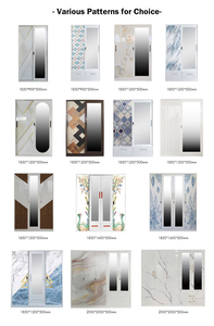 Offre Spéciale maison personnalisé meubles en acier fer stockage impression casier avec miroir 4 portes armoire en métal pour chambre - Product Image 5