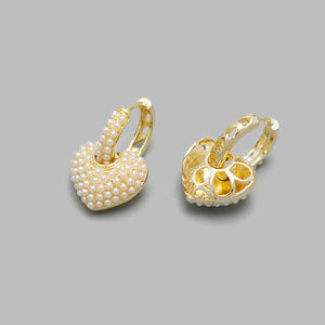 ROXI Delicados Pendientes de Plata S925 con Perlas de Agua Dulce, Perlas Barrocas en Forma de Corazón - Product Image 2