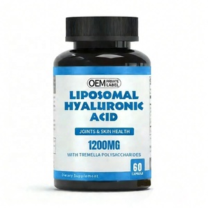 Suplemento Dietético de Ácido Hialurónico Liposomal en Cápsulas Blandas de Marca Privada OEM con Alta Biodisponibilidad - Product Image 1