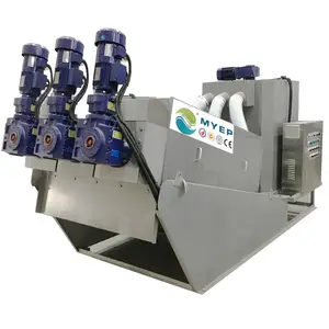 Tiết kiệm năng lượng bùn dewatering Máy Vít Báo Chí tốt hơn so với máy ly tâm Decanter