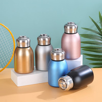 Nouvelle tasse portable moderne de style Guofeng, petite et robuste, pour l'extérieur, avec anneau de maintien, motif imprimé, idéale pour la voiture, tasse à vide, cadeau