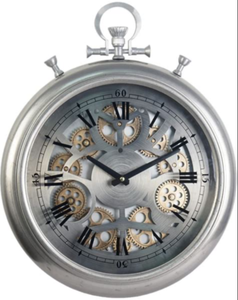 20.5 pollici Retro <span class=keywords><strong>orologio</strong></span> da <span class=keywords><strong>parete</strong></span> meccanico decorativo contemporaneo soggiorno <span class=keywords><strong>orologio</strong></span> da tasca <span class=keywords><strong>a</strong></span> <span class=keywords><strong>vista</strong></span> ingranaggi mobili per feste VIP - Product Image 3