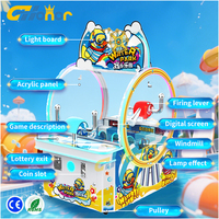 Machine d'arcade simulateur de tir à l'eau en métal, à monnayeur, avec interface en anglais, pour 2 joueurs - Idéale pour les parcs aquatiques