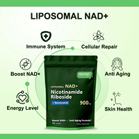 Capsules de renforcement de NAD+ de qualité supérieure - Formule liposomale antioxydante pour la santé cellulaire et l'énergie. Produits véganes en marque privée pour adultes