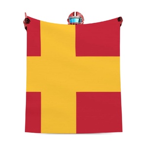 Manta de Franela Personalizada con la Bandera del Danubio Swabiano, para Sofá, Cama, Descanso, Decoración del Hogar, Manta con Bandera Nacional, Venta al por Mayor para Viajes - Product Image 3