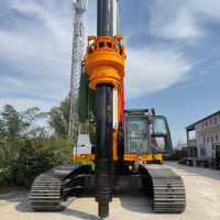 Pile-drives de 60 m à vendre DR-220 |   Machine de piquage hydraulique avec moteur Cummins pour la construction de fondations