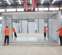 Maison de conteneur pliable de type Z, facile à installer, peut être utilisée comme bureau, dortoir de travailleur, etc.
