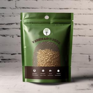 Pochette verticale <span class=keywords><strong>de</strong></span> 5 lb sans BPA pour restaurant, en film laminé mat à base <span class=keywords><strong>de</strong></span> <span class=keywords><strong>farine</strong></span> <span class=keywords><strong>de</strong></span> <span class=keywords><strong>pois</strong></span> chiches végétalienne, avec fermeture à glissière anti-humidité - Product Image 1