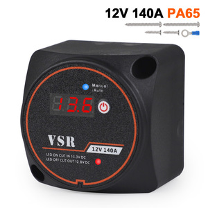 ซีเอ็นสปีด วีเอสอารีเลย์ 12V 140A ตัวแยกแบตเตอรี่คู่พร้อมโวลต์มิเตอร์สำหรับรถบรรทุกเอสยูวี อาร์วีเรือเอทีวี ยูทีวี - Product Image 4