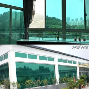Mirror Window Film Reflective One Way Static Cling for Building - China Solar  Film, Solar Window Film