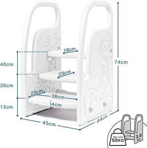 Salle <span class=keywords><strong>de</strong></span> bain repose-pieds bébé échelle <span class=keywords><strong>cuisine</strong></span> aide enfants Portable pas cher en plastique pouf enfant en bas âge <span class=keywords><strong>chaise</strong></span> pied escabeau pour enfants - Product Image 6