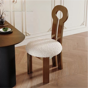 Silla de comedor de esponja de madera maciza de alta calidad GEDO con soportes minimalistas para muebles para el hogar al por mayor - Product Image 1