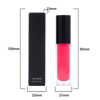 Brillant à lèvres Pigment Vegan Marque privée Brillant à lèvres personnalisé Vente en gros en vrac Brillant à lèvres personnalisé plus dodu