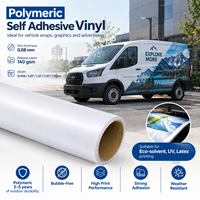 Rouleau de vinyle polymère auto-adhésif Unisign à libération d'air, imprimable au latex et aux UV, vinyle automobile durable 3-5 ans pour covering de véhicules
