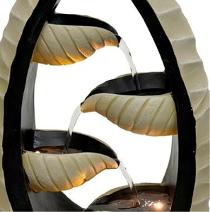 Fontana a Cascata LED a Forma di Uovo con Cornice Cava e Petali a Strati, Decorativa <span class=keywords><strong>per</strong></span> Interni ed Esterni - Product Image 6