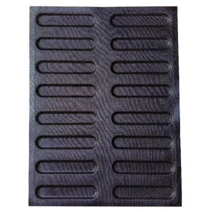 Cuisine Pain Boulangerie <span class=keywords><strong>Tapis</strong></span> 16 tasses <span class=keywords><strong>Eclair</strong></span> Perforé <span class=keywords><strong>Silicone</strong></span> Moule de Cuisson de Pain - Product Image 2